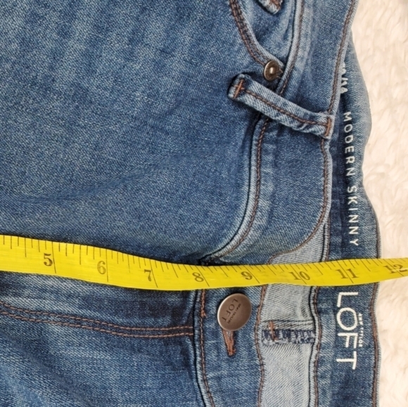 Ann‎ Taylor Loft skinny Jean's 32/14 - Picture 8 of 9